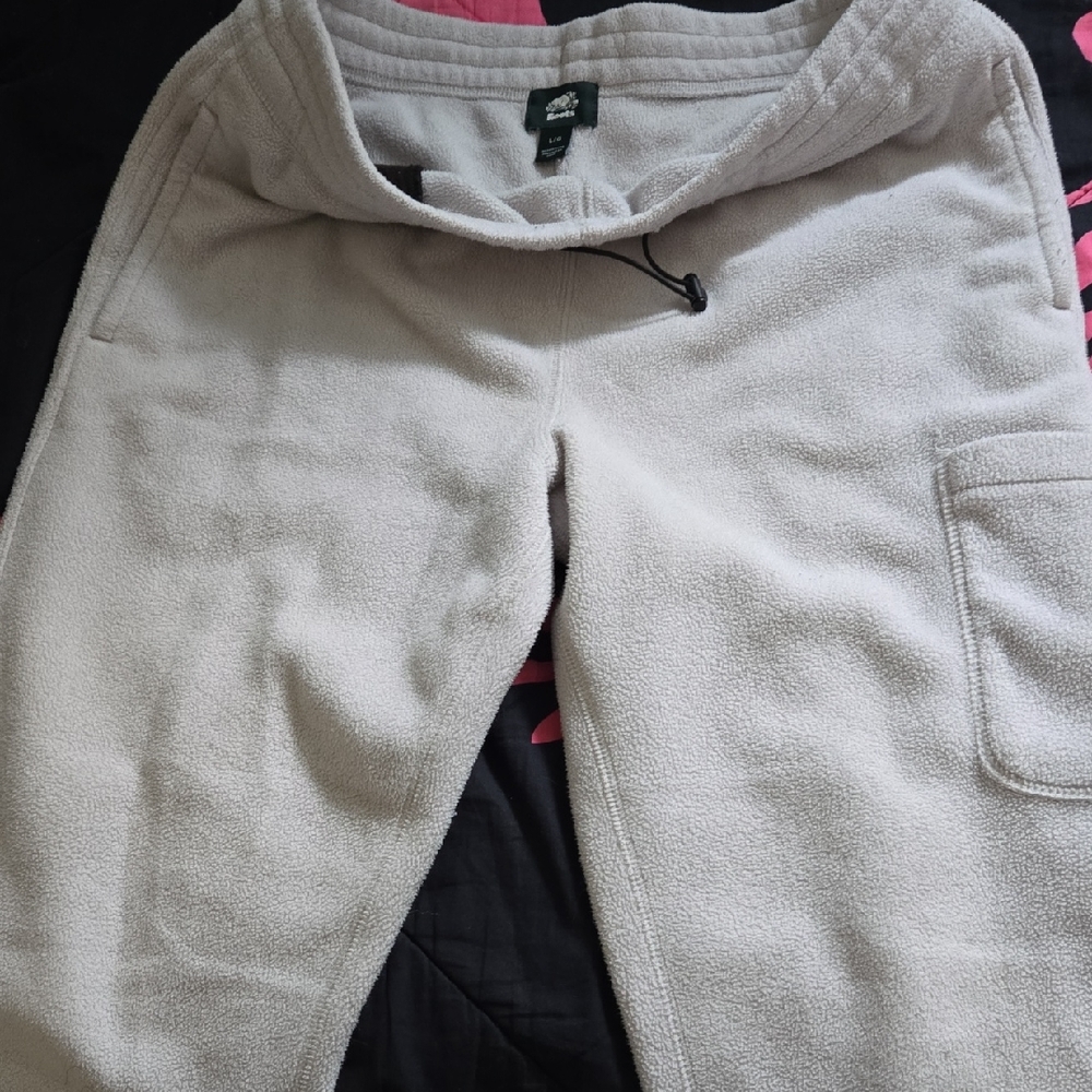 Roots Light grey Sweatpants style ,but more of a fleece